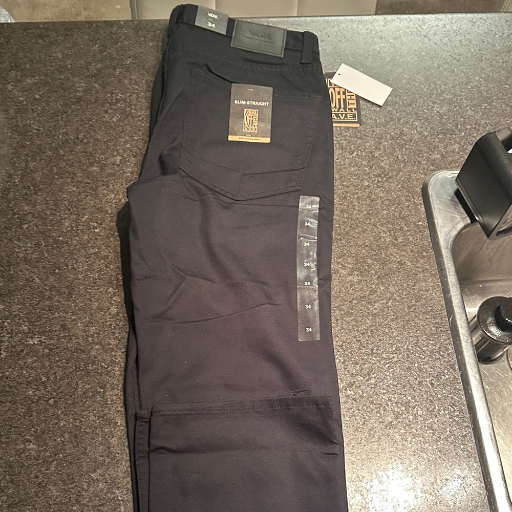 Vans Black Cargo Pants for Men